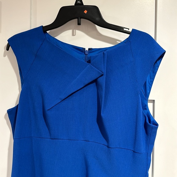 Adrianna Papell Midi Blue Dress - Picture 3 of 8